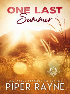 cover image of One Last Summer